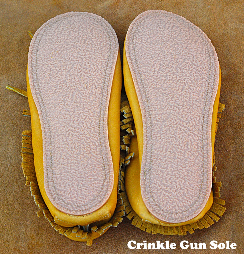 (image for) Moose Moccasins Low Cut (Size 9 / Soft Sole / Fringe)